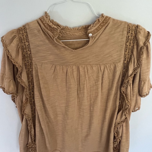 Free People mustard colored top, size small - Picture 2 of 4